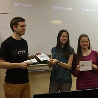 В ТГУ впервые прошел турнир по компьютерной безопасности для новичков QCTF Starter 2014. В турнире приняли участие и томские школьники.