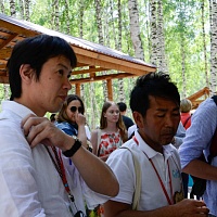 Студенты ГГФ провели на областном эколого-этнографическом фестивале мастер-класс для школьников.